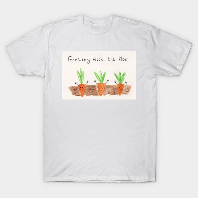 Growing with the flow T-Shirt by Charlotsart